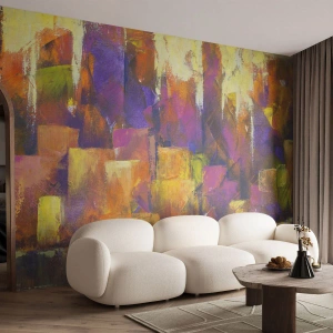 Tapet Standard Eco - Compoziția metropolitană - Abstracția, Bucată, Artă Modernă - 150x105 cm
