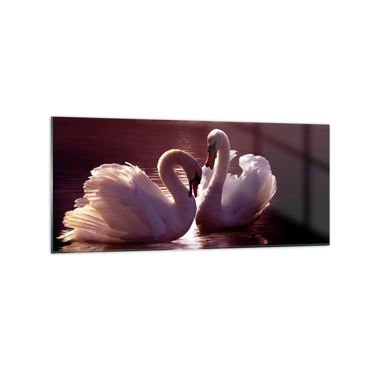 Tablou pe sticlă - Până când moartea ne va despărți - 120x50 cm