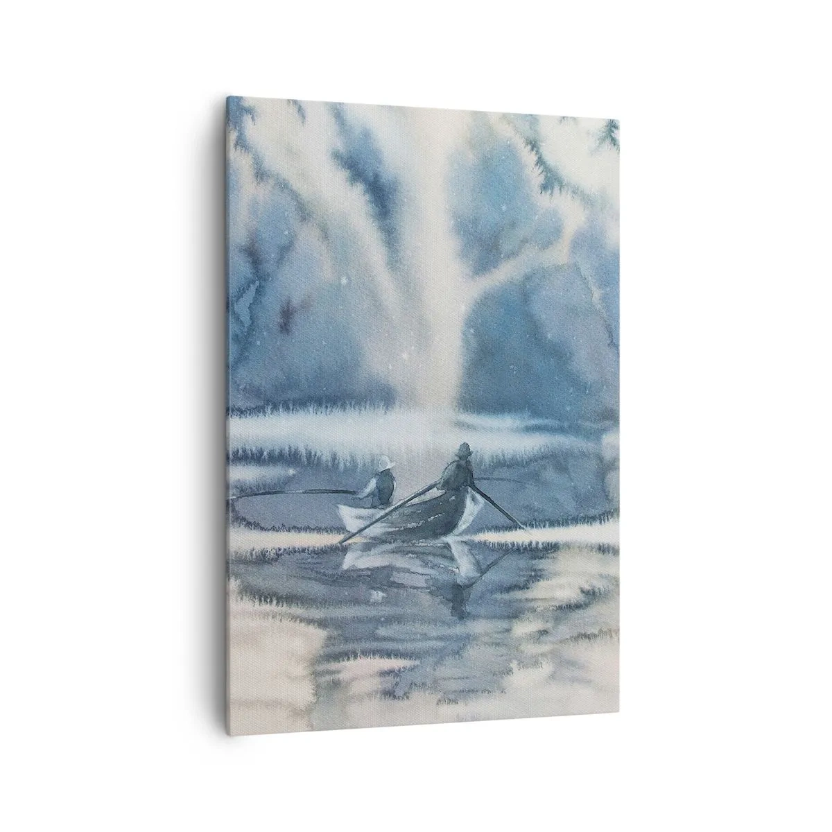 Tablou pe pânză - Pescarii în paradisul lor - 70x100 cm