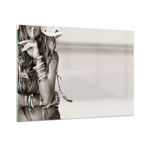 Tablou pe sticlă - Ca o fată - 100x70 cm