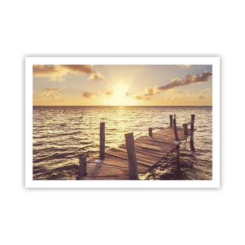 Poster - Tărâmul de aur al blândeții - 91x61 cm