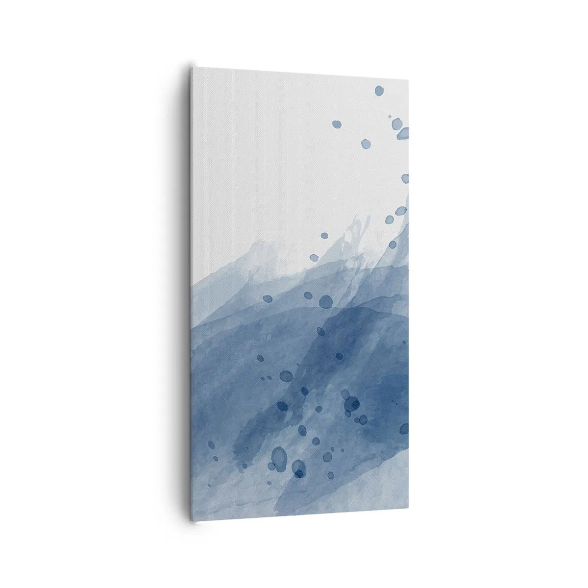 Tablou pe pânză - Tul albastru - 65x120 cm