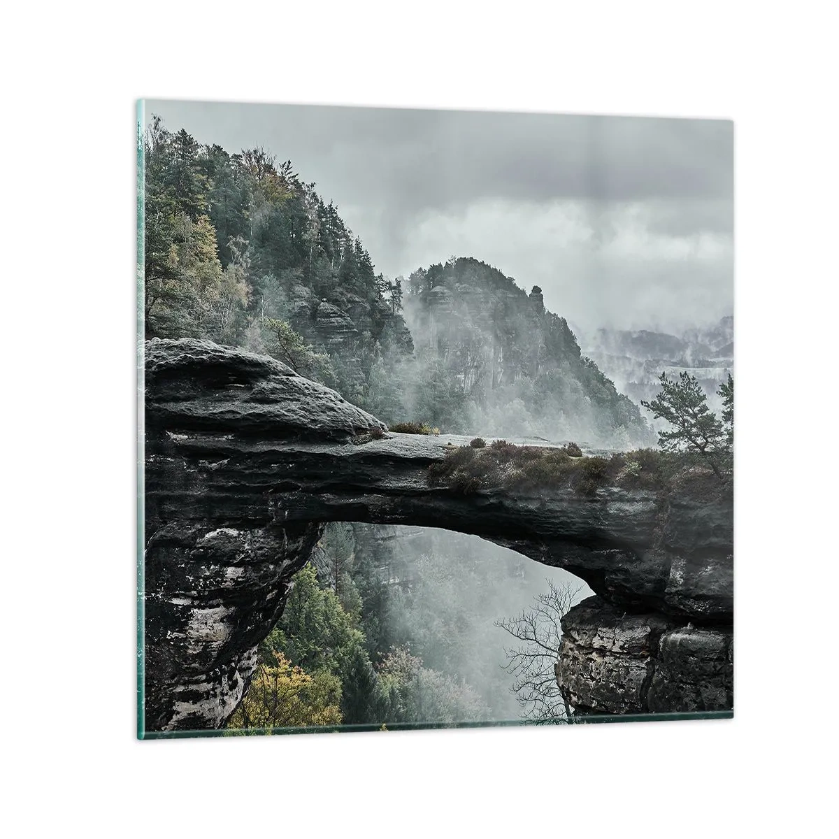 Tablou pe sticlă - Aventura este pe cale să înceapă - 50x50 cm