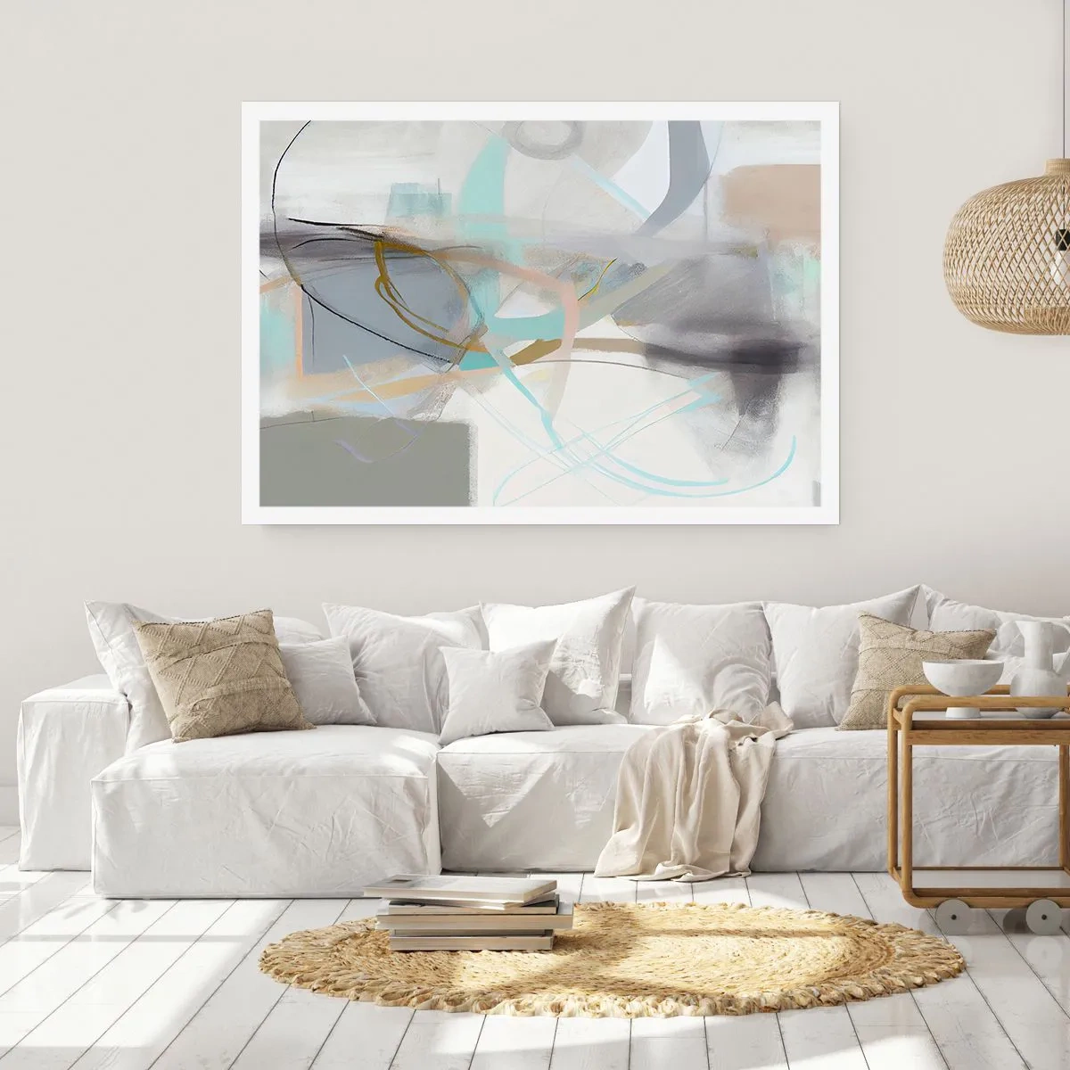 Poster - Abstracție cețoasă - 70x50 cm