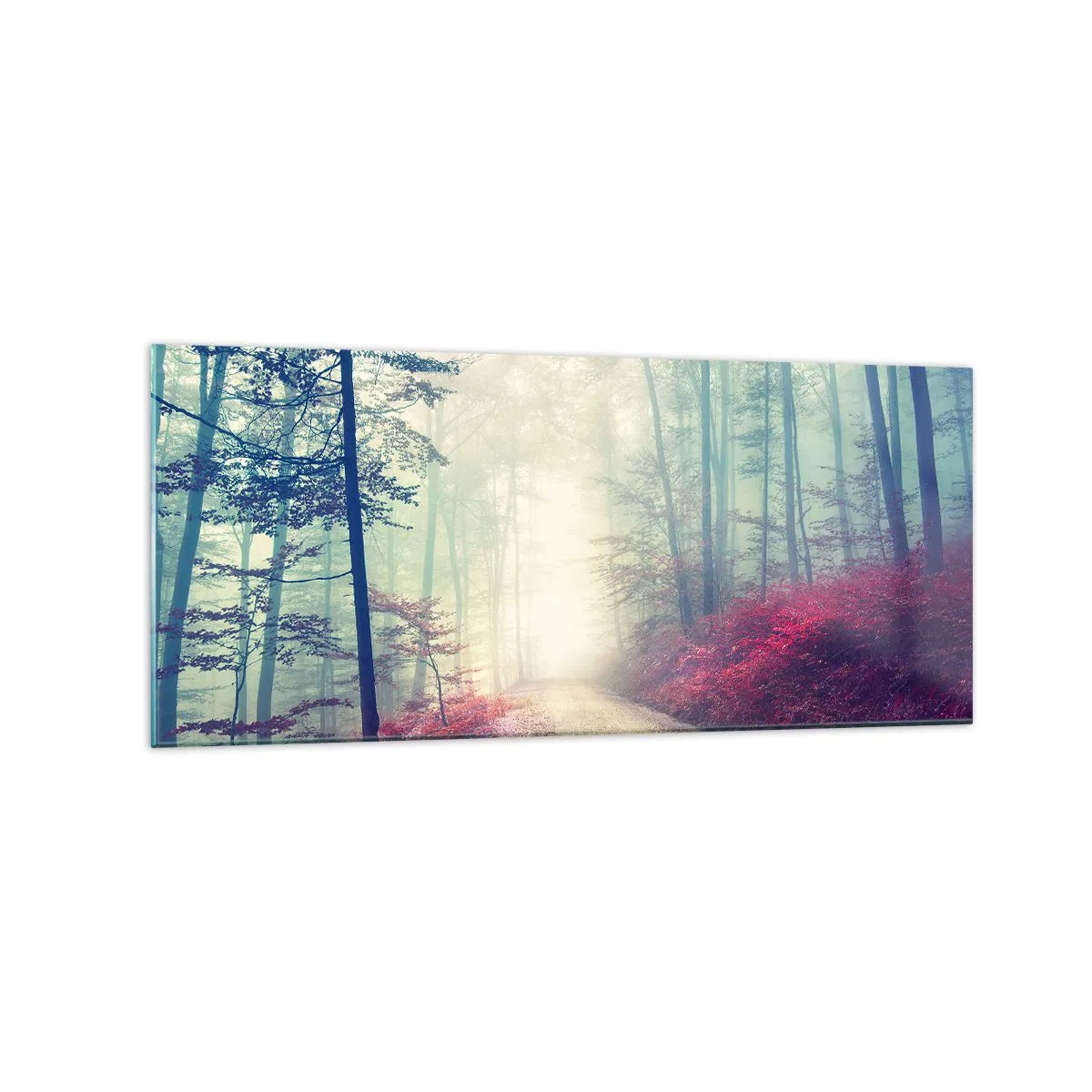 Tablou pe sticlă - Ce bine e să te trezești în zori de ziuă - 120x50 cm