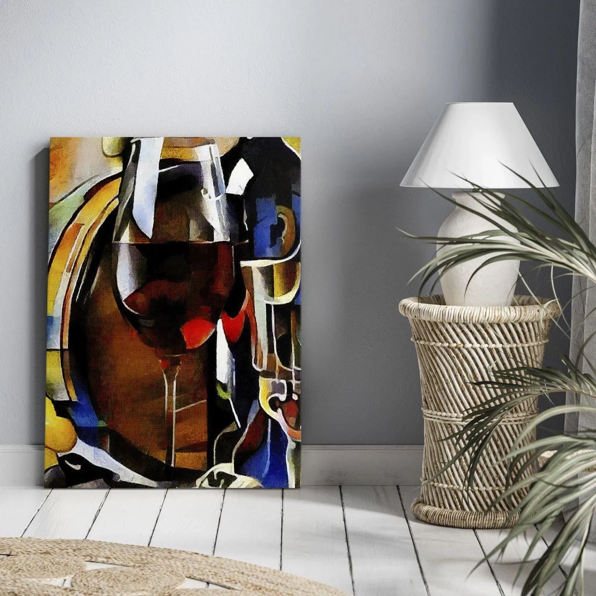 Tablou pe pânză - Și lumea devine mai colorată - 50x70 cm
