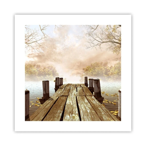 Poster - Tristețea blândă a toamnei - 40x40 cm