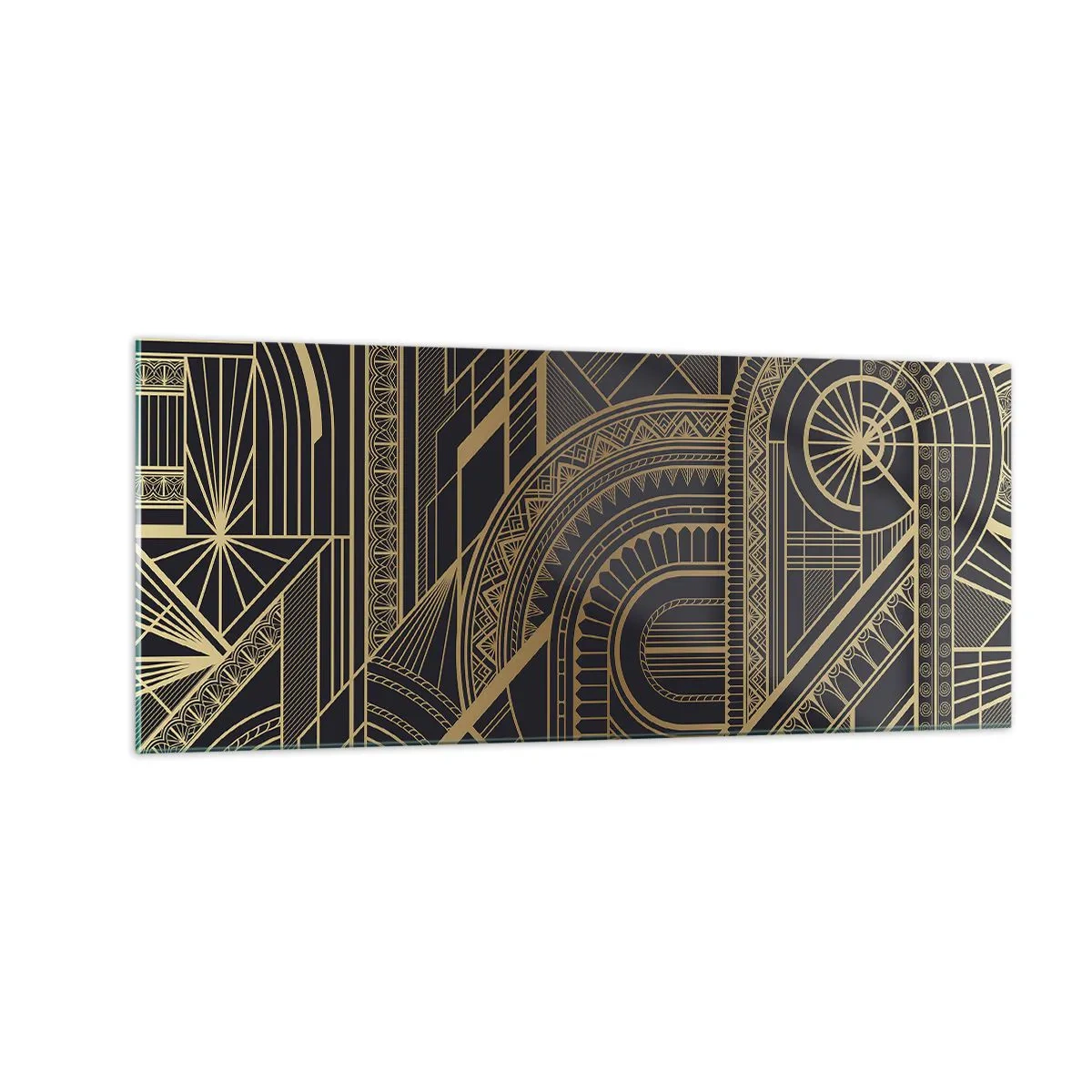 Tablou pe sticlă - Concepte, idei, planuri - 100x40 cm
