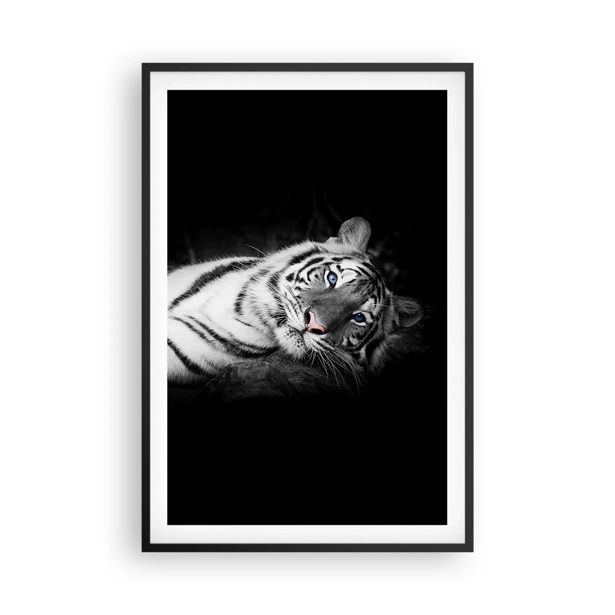 Poster în ramă neagră - Sălbăticie și pace - 61x91 cm