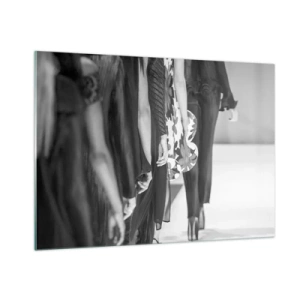 Tablou pe sticlă - Paradă elegantă - 100x70 cm