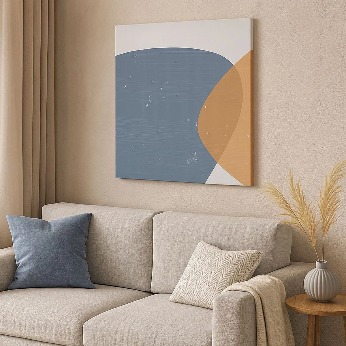 Tablou pe pânză - Ovale și influențe - 30x30 cm