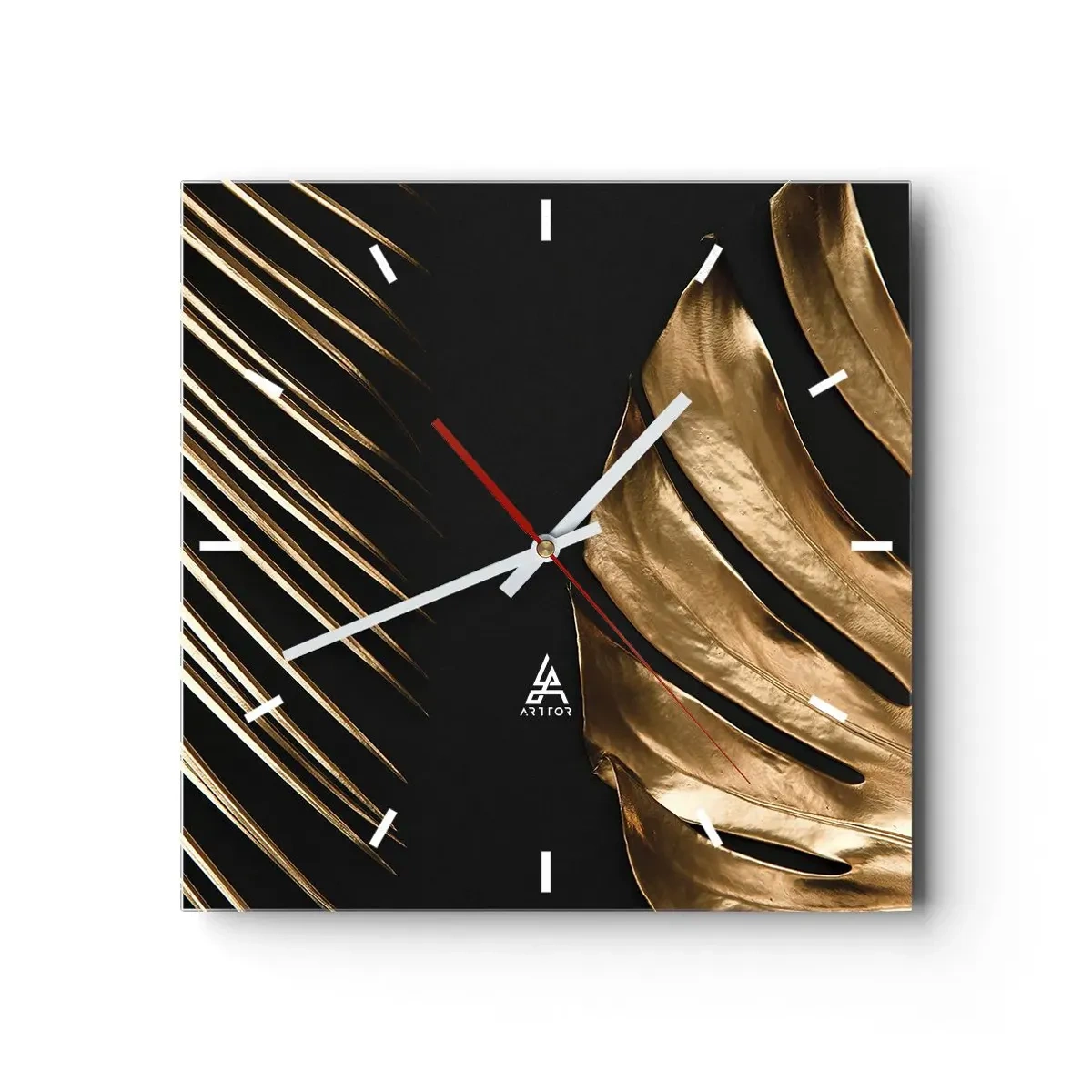 Ceas de perete - Ceas pe sticlă - Diferite și la fel de scumpe - 30x30 cm