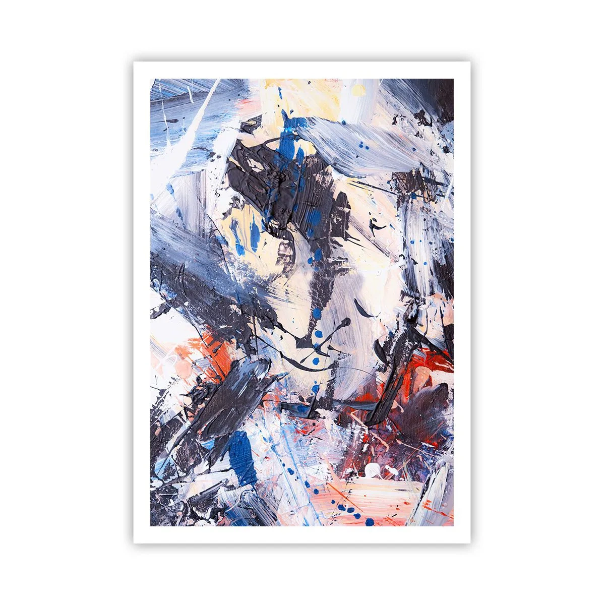 Poster - Dansul nebun al abstracției - 70x100 cm