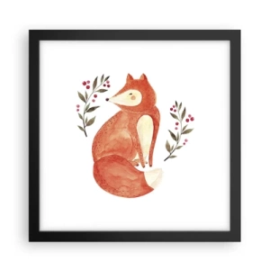 Poster în ramă neagră - Micuțul roșcat - 30x30 cm