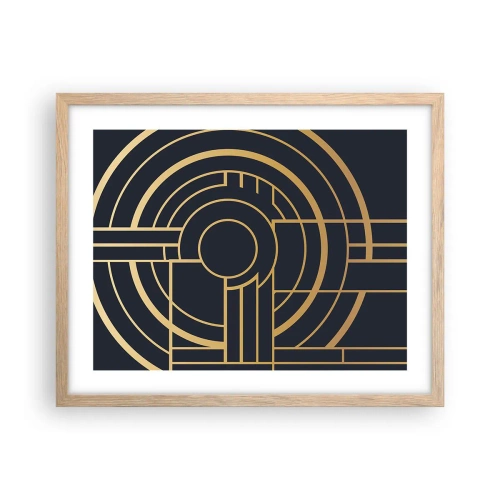 Poster în ramă de stejar deschis - Întoarcerea lucrurilor - 50x40 cm