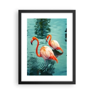 Poster în ramă neagră - Suntem bune de revistele de modă - 30x40 cm