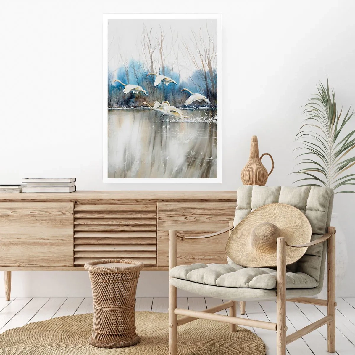 Poster - Dansând cu lebedele sălbatice - 70x100 cm