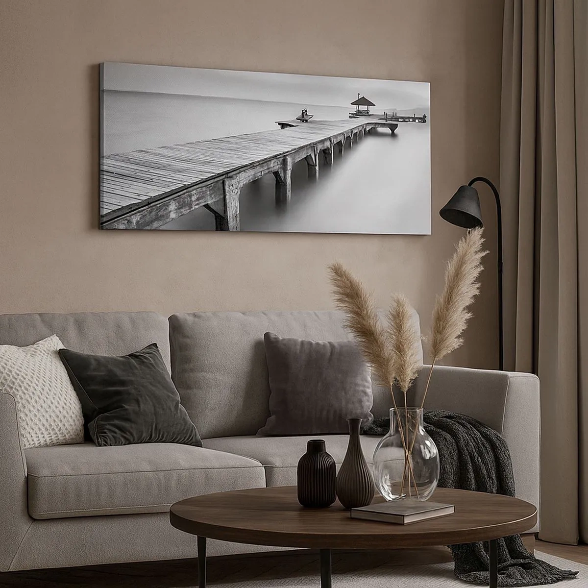 Tablou pe pânză - În depărtare - 100x40 cm