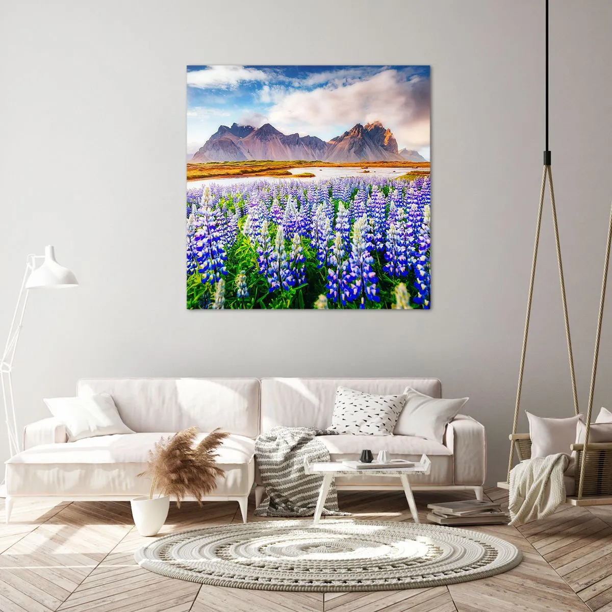 Tablou pe pânză - Putere și severitate alături de blândețe - 40x40 cm