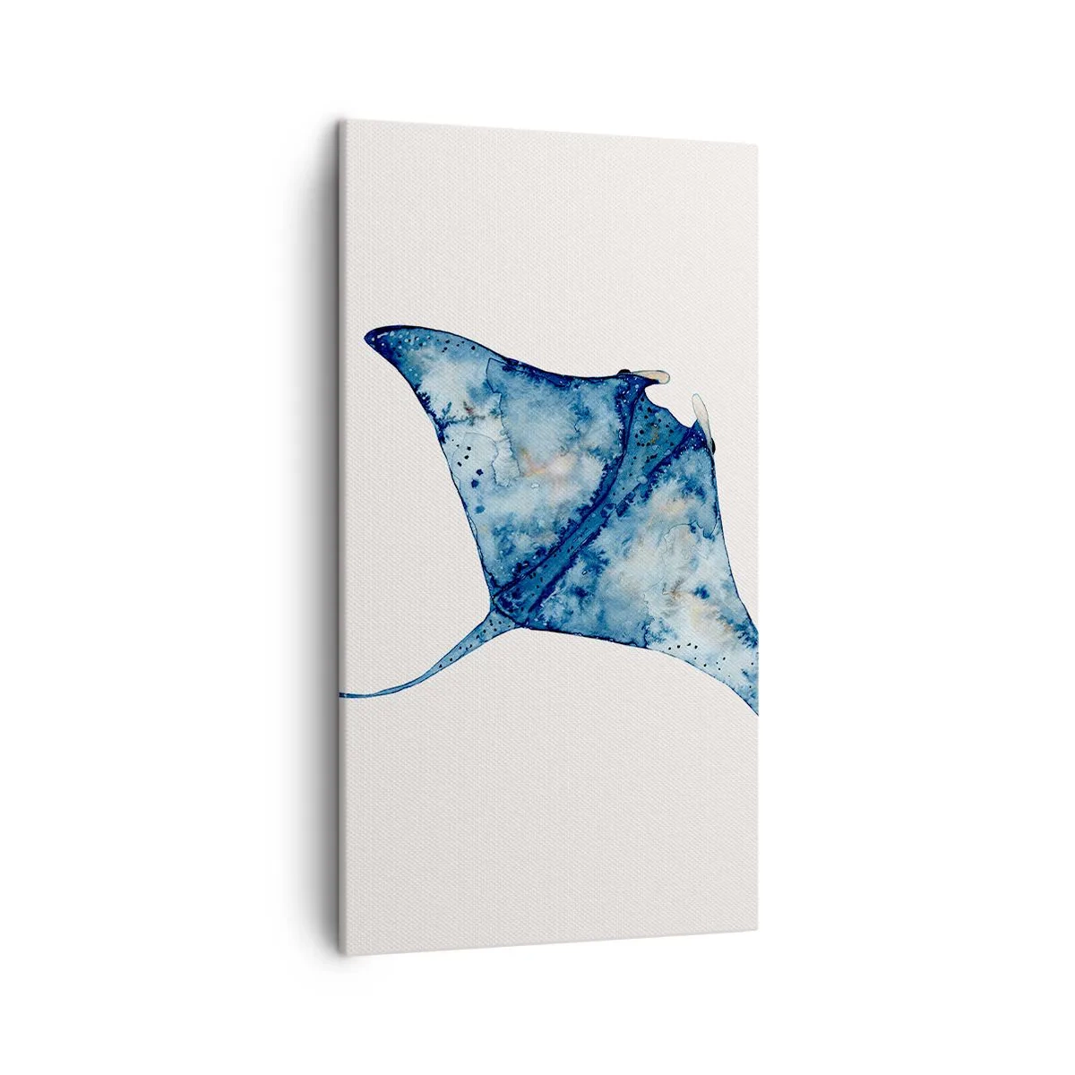 Tablou pe pânză - Viața în albastru - 45x80 cm