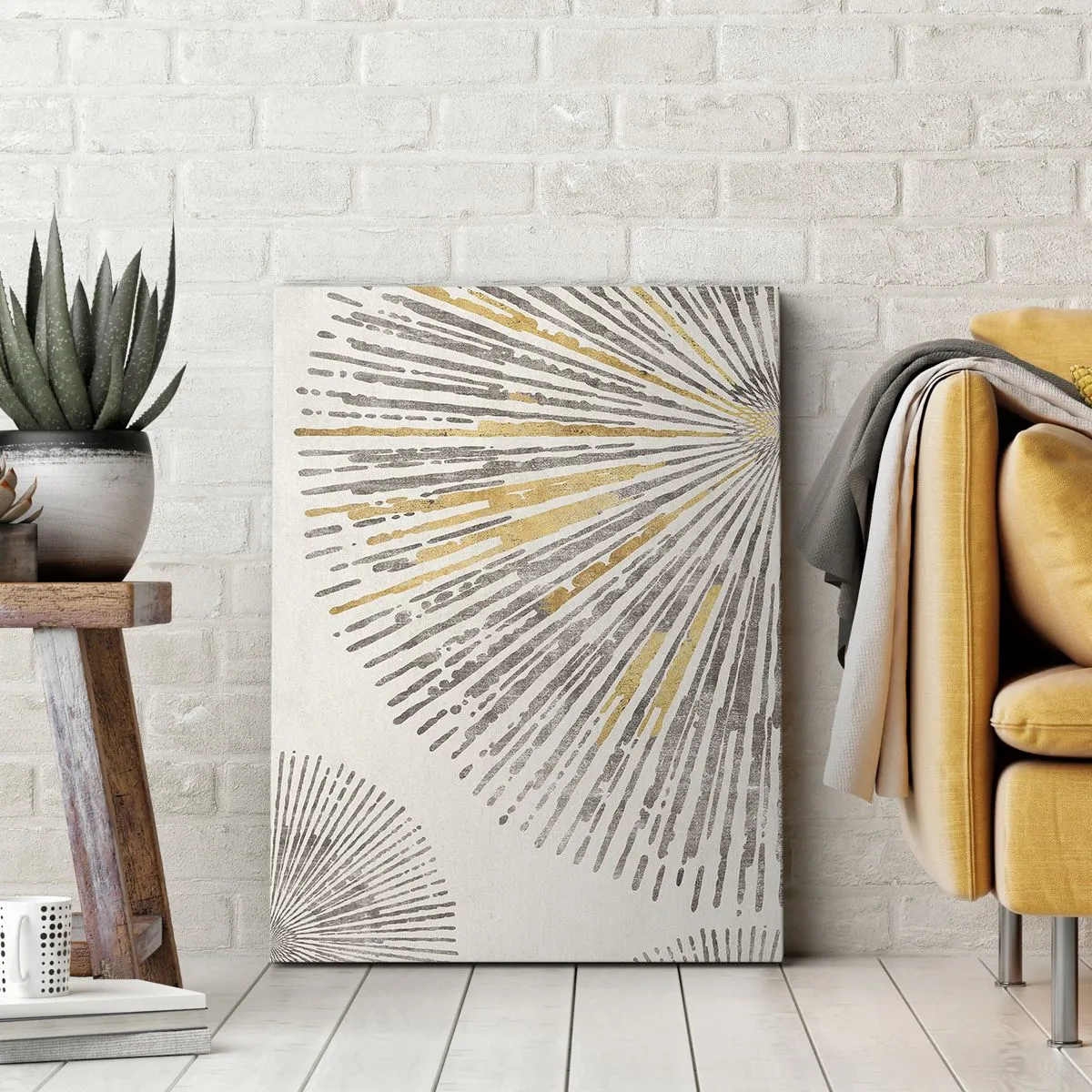 Tablou pe pânză - Frumusețea razei - 55x100 cm