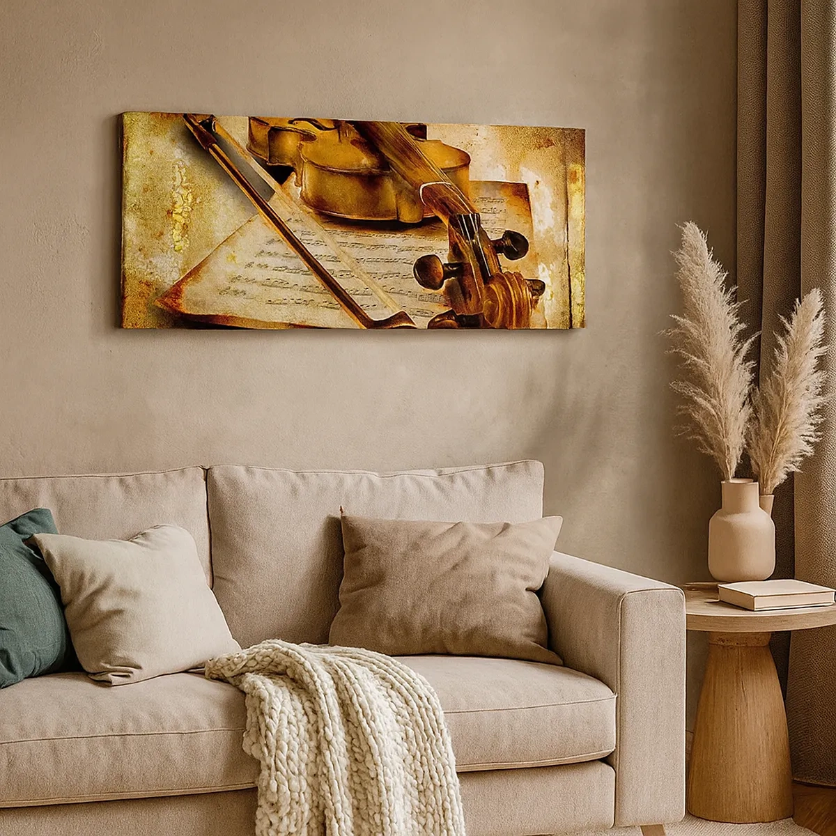 Tablou pe pânză - Virtuozitate necesară imediat - 30x30 cm