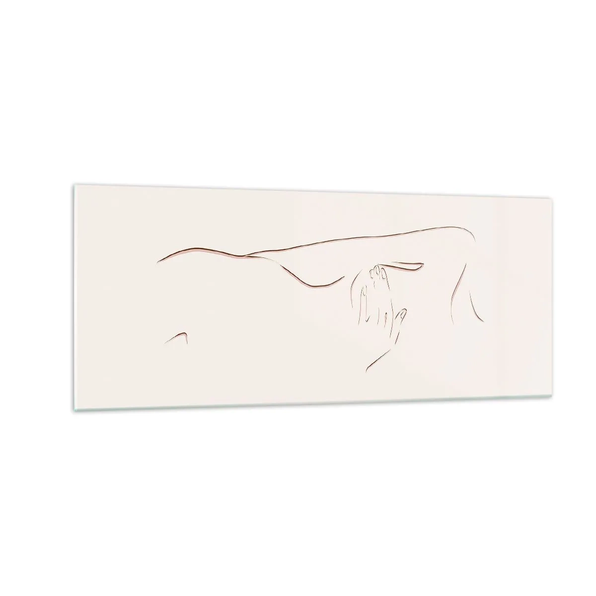Tablou pe sticlă - Forma dorinței - 100x40 cm