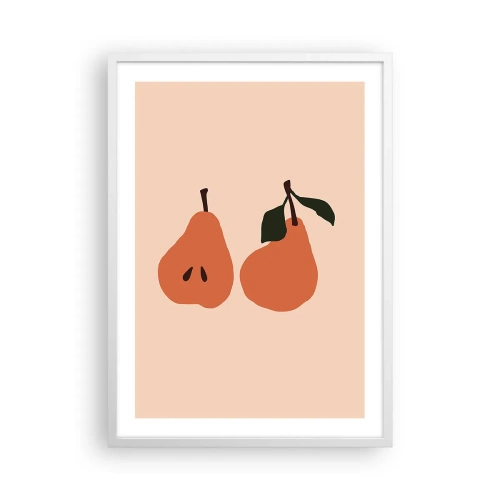 Poster în ramă albă - Dulceața în sine - 50x70 cm