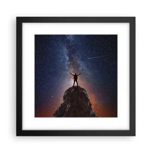 Poster în ramă neagră - Puterea este cu mine! - 30x30 cm