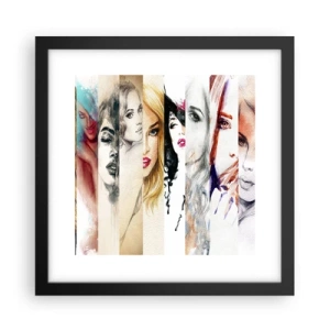 Poster în ramă neagră - Și întotdeauna ești TU - 30x30 cm