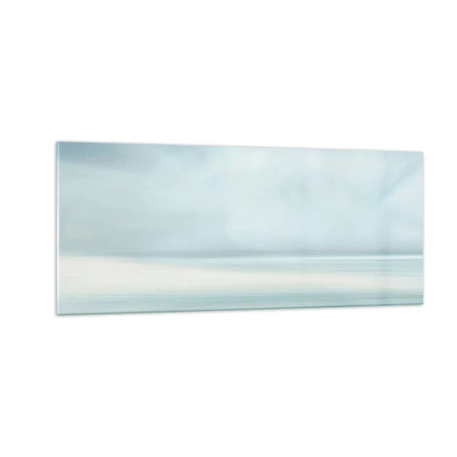 Tablou pe sticlă - Liniște până la orizont - 100x40 cm