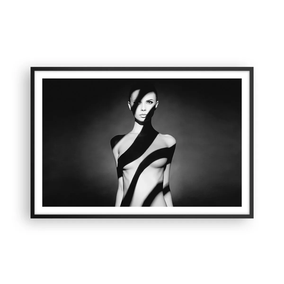 Poster în ramă neagră - La strălucire și la umbră - 91x61 cm