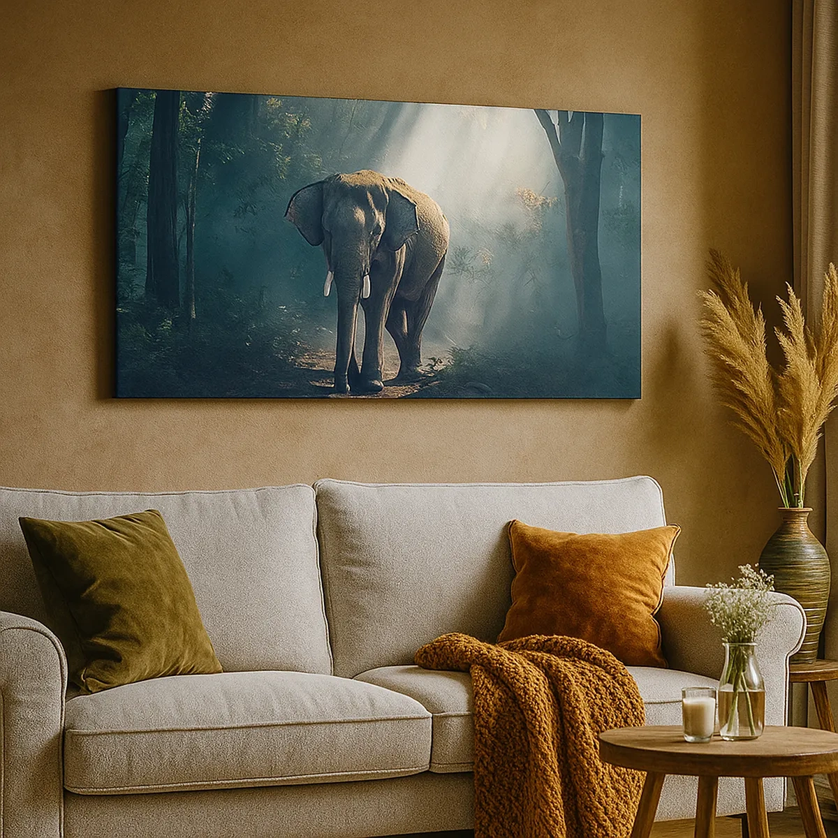 Tablou pe pânză - O plimbare liniștită - 30x30 cm