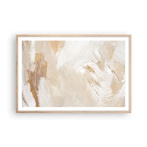 Poster în ramă de stejar deschis - Compoziție pastel - 91x61 cm