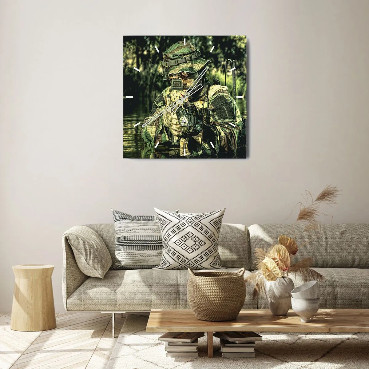 Ceas de perete - Ceas pe sticlă - Cel mai bun dintre cei mai buni - 30x30 cm