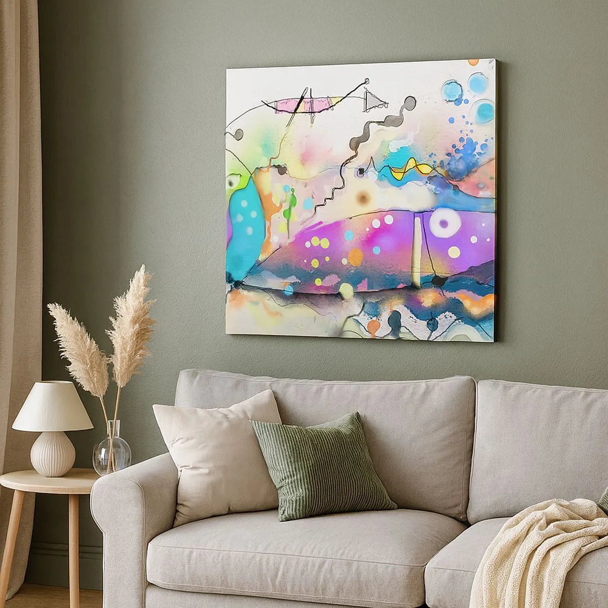 Tablou pe pânză - Fără cuvinte! - 30x30 cm