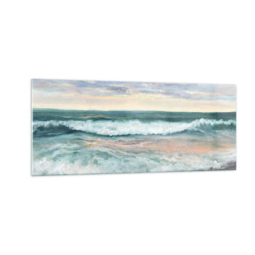 Tablou pe sticlă - Aici îți vei alina sufletul - 100x40 cm