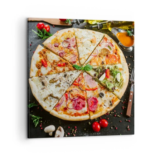 Tablou pe pânză - Un evantai de arome - 50x50 cm