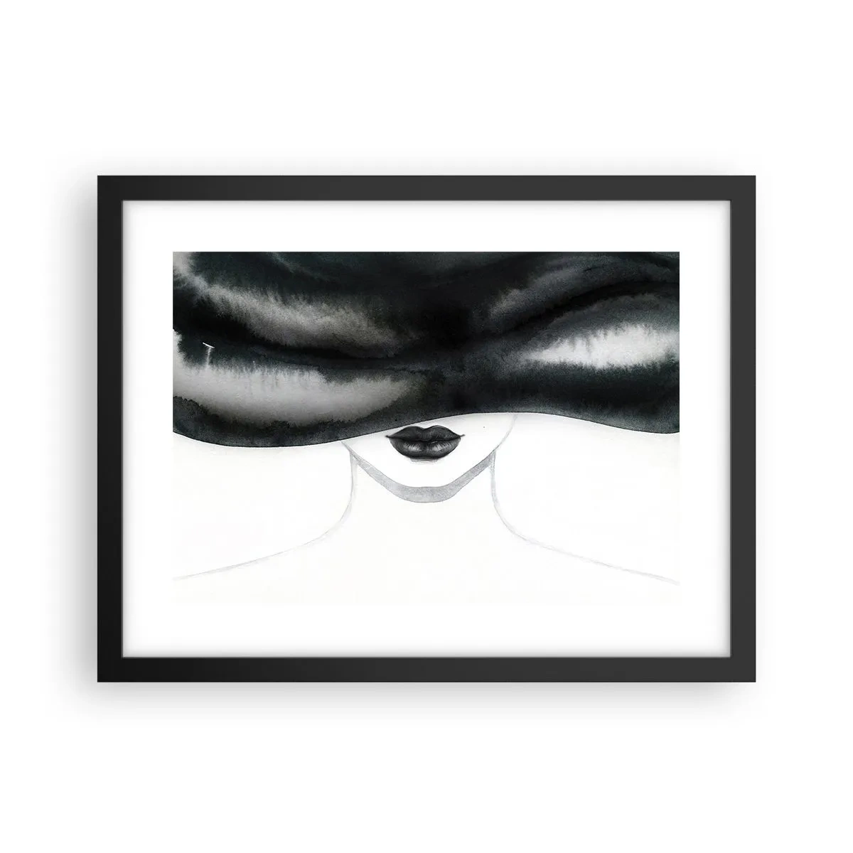 Poster în ramă neagră - Un mister senzual - 40x30 cm