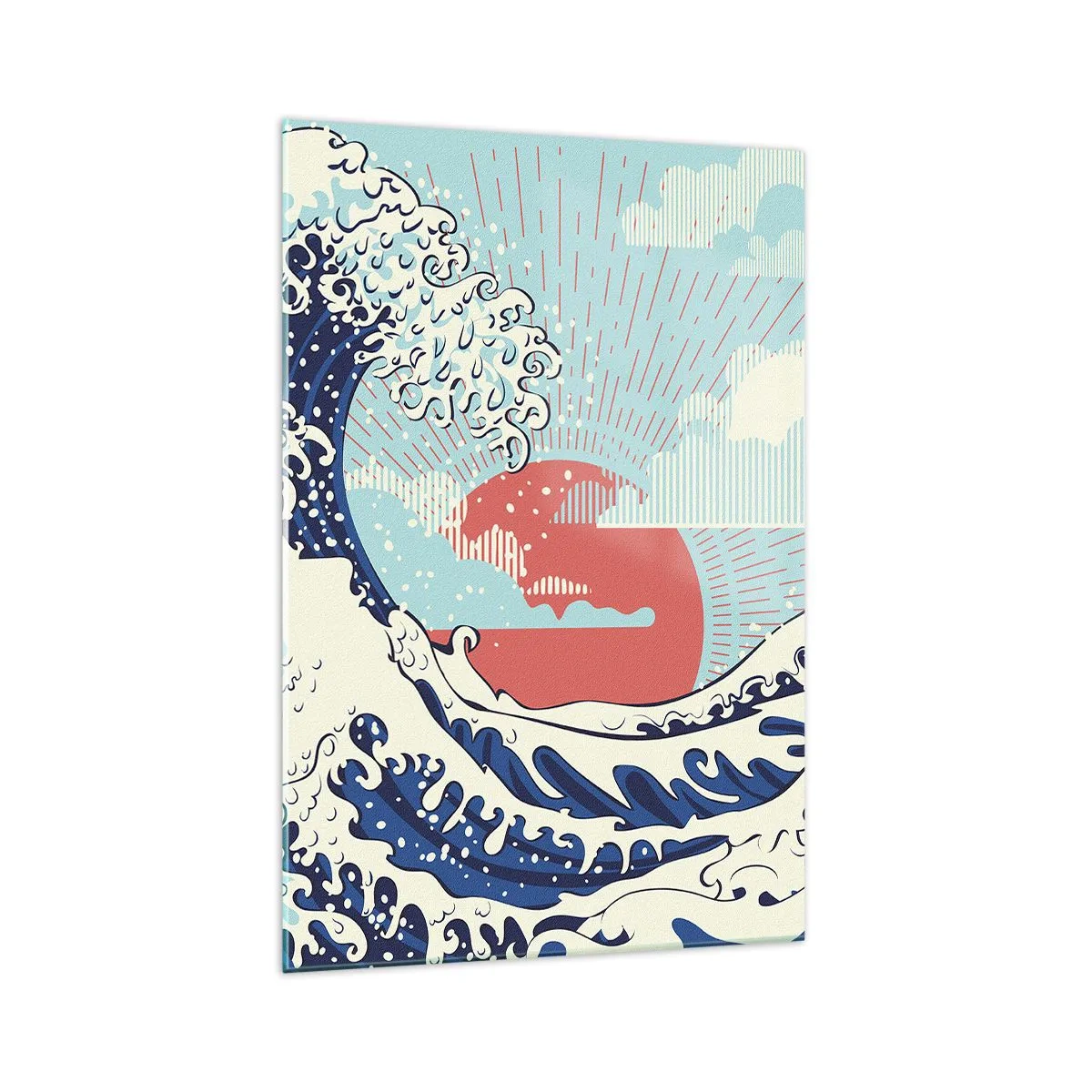 Tablou pe sticlă - Din inspirații japoneze - 70x100 cm