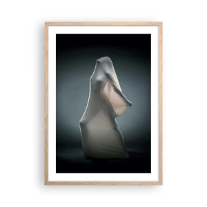 Poster în ramă de stejar deschis - Dorințe ascunse - 50x70 cm