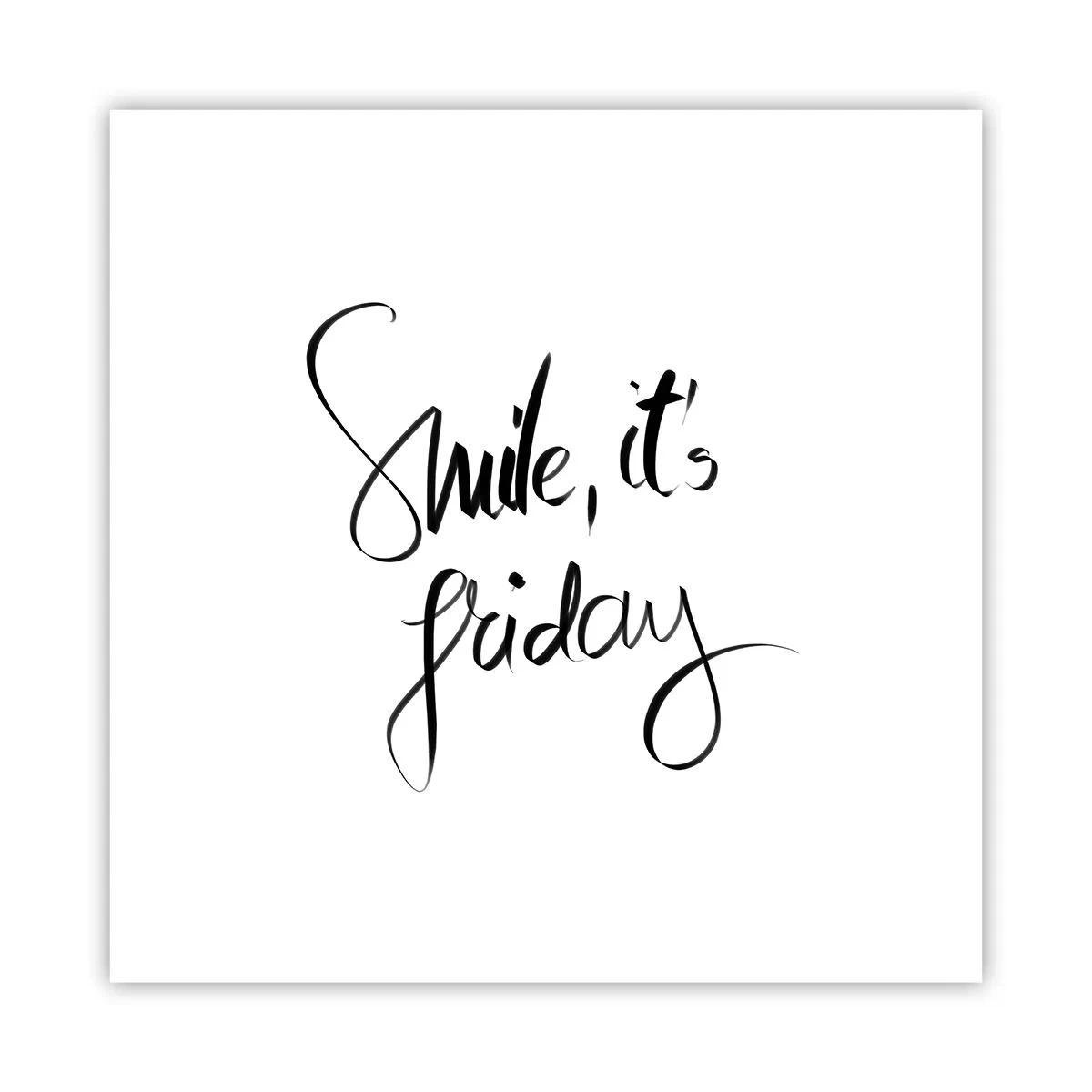 Poster - Bucurie adevărată - 30x30 cm