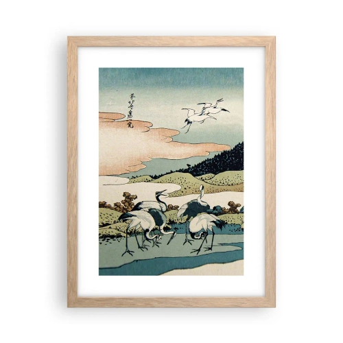 Poster în ramă de stejar deschis - În mod japonez - 30x40 cm