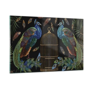 Tablou pe sticlă - În veșmânt regal - 120x80 cm