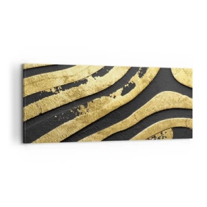 Tablou pe pânză - Totul curge - 100x40 cm