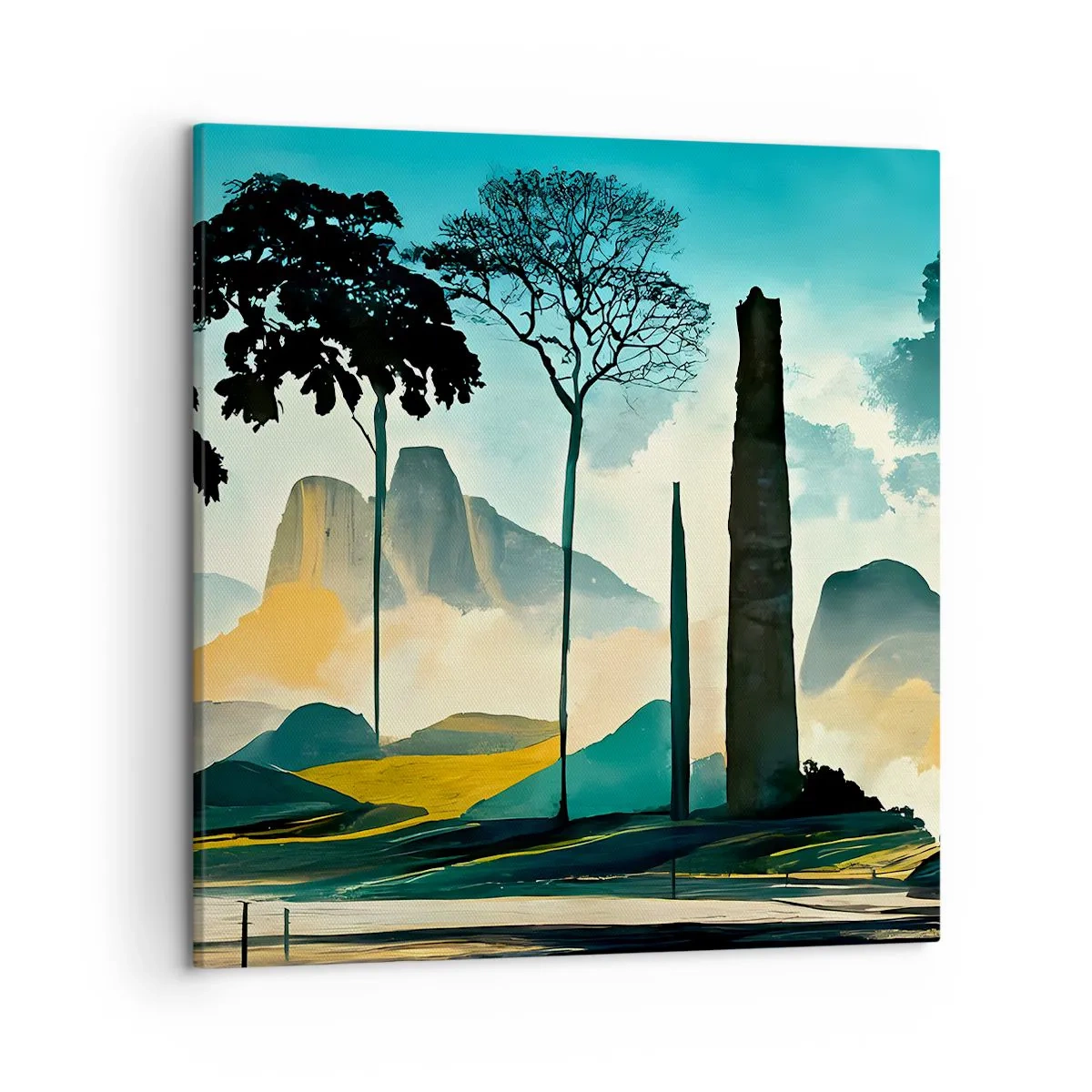 Tablou pe pânză - Din ce în ce mai sus - 50x50 cm