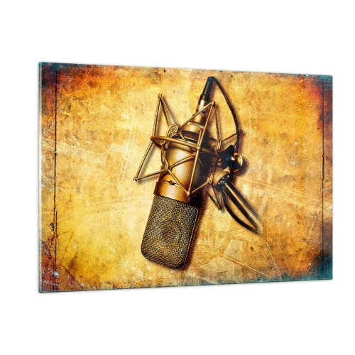 Tablou pe sticlă - Anii de aur ai radioului - 120x80 cm