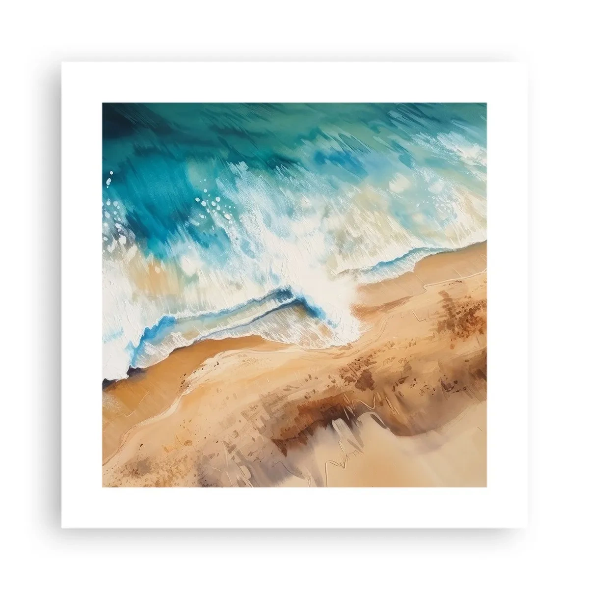 Poster - Unda de întoarcere - 40x40 cm