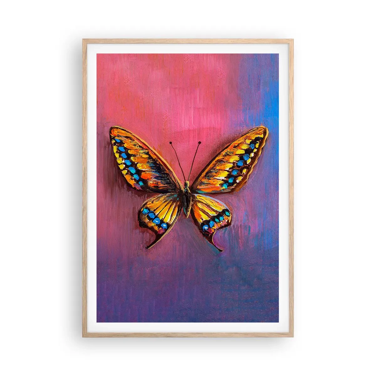 Poster în ramă de stejar deschis - O bijuterie a naturii - 70x100 cm