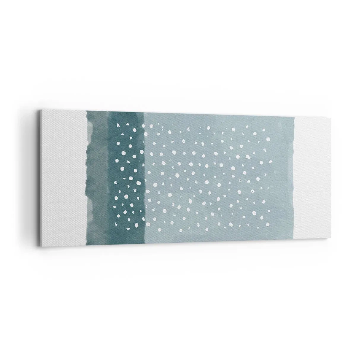 Tablou pe pânză - Crescute pe albastru - 120x50 cm